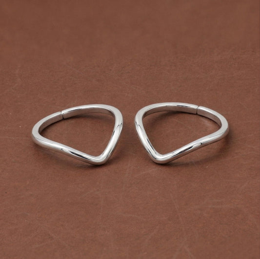 Silver Toe Ring Vanki Plain Design
