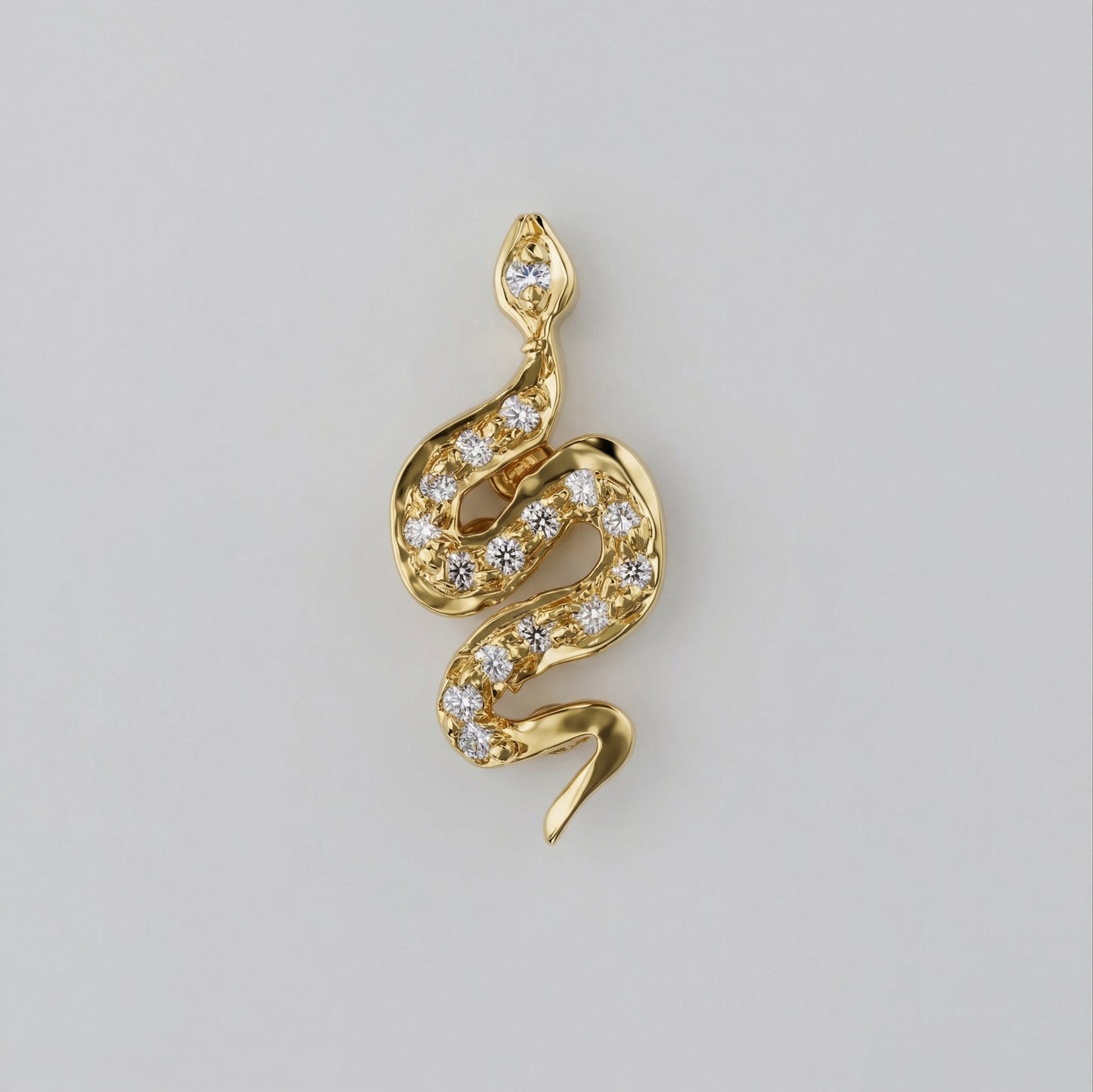 Silver Royal Python Nosepin