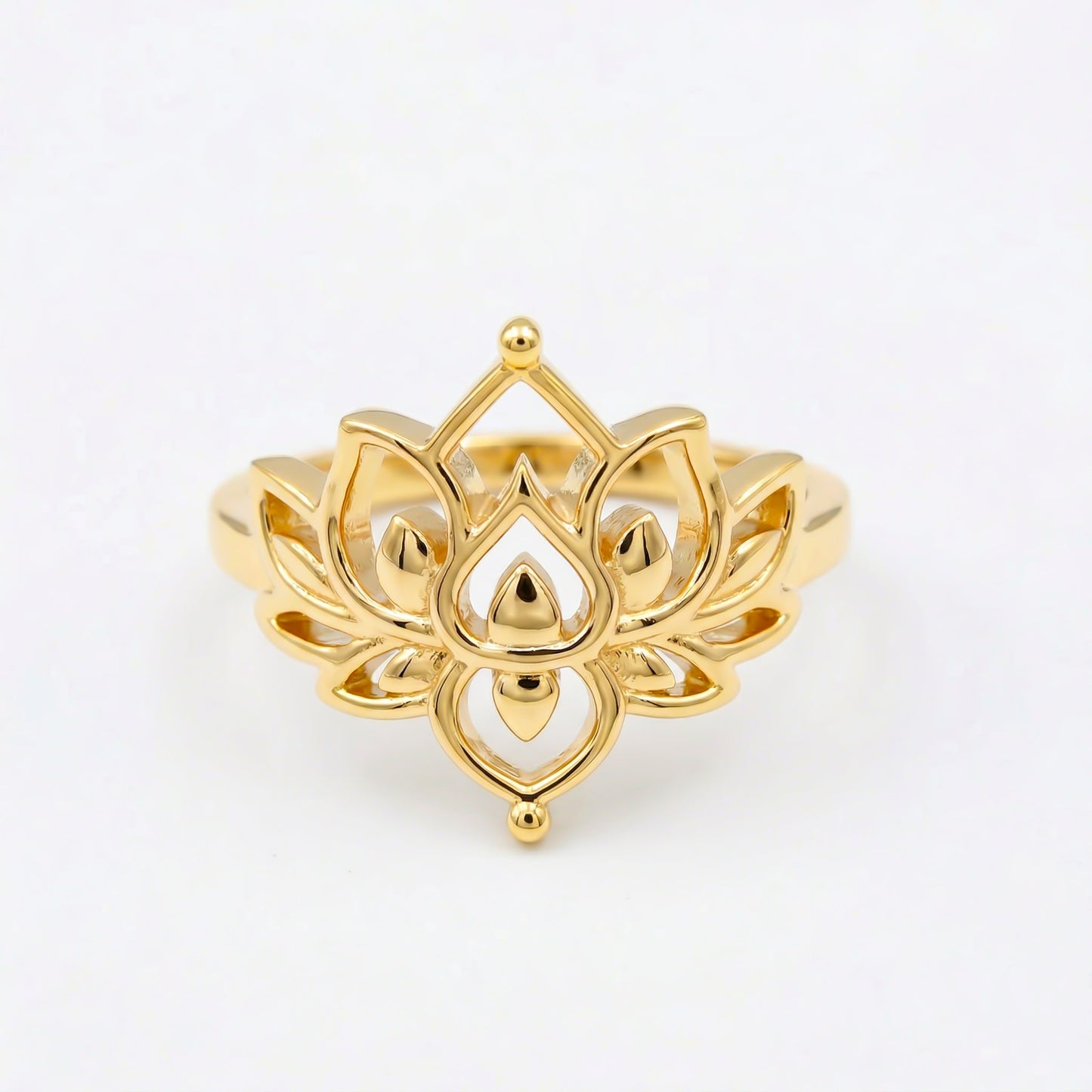 Silver Sacred Lotus Ring