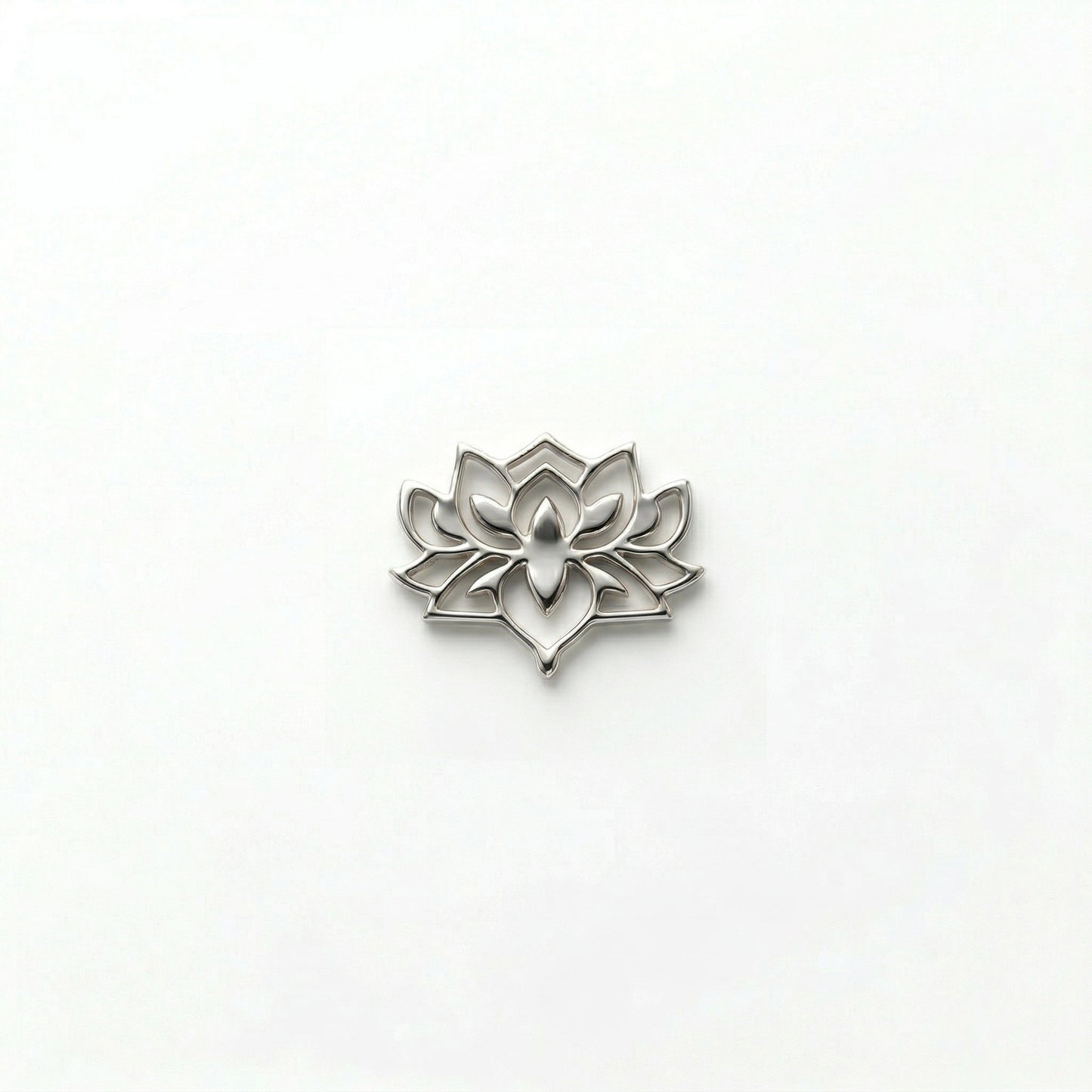Silver Sacred Lotus Nosepin