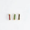 Silver Stone Single Line Nosering