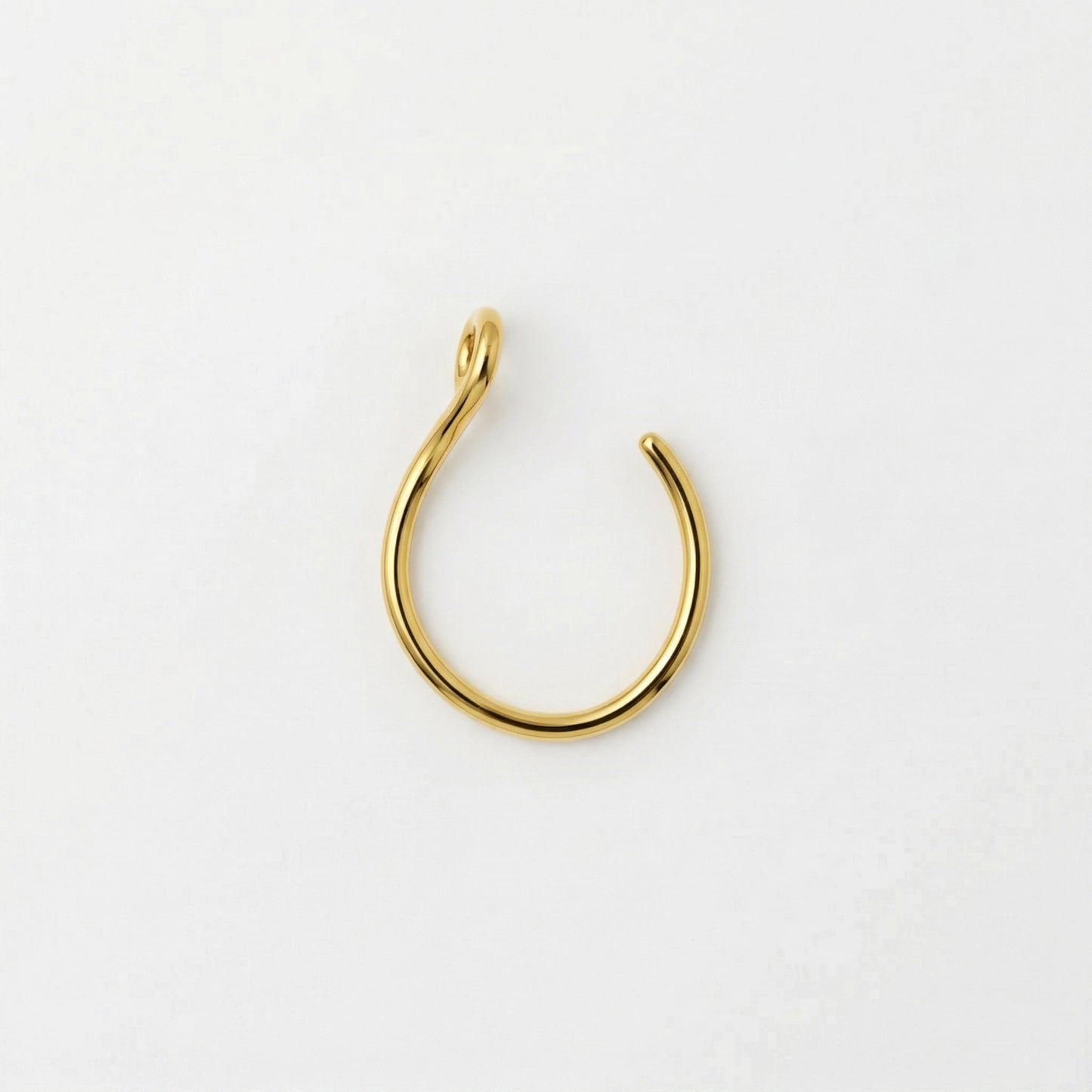 Silver Single Line Clipon Nosering