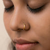 Silver Single Line Clipon Nosering