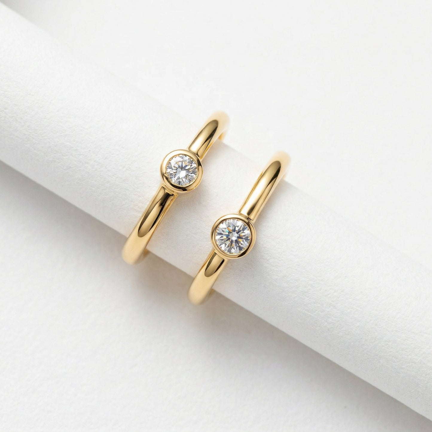 Silver Single Stone Minimalist Nosering