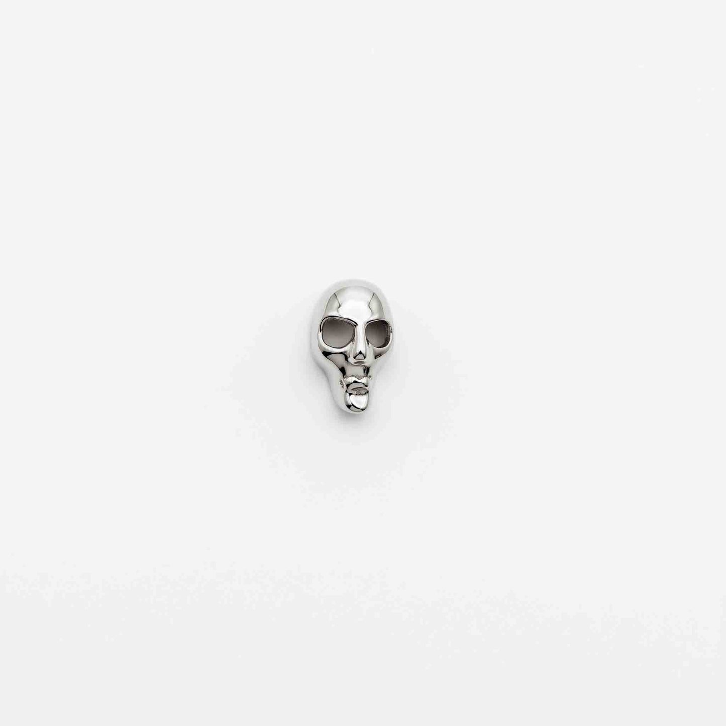 Silver Skull Nosepin
