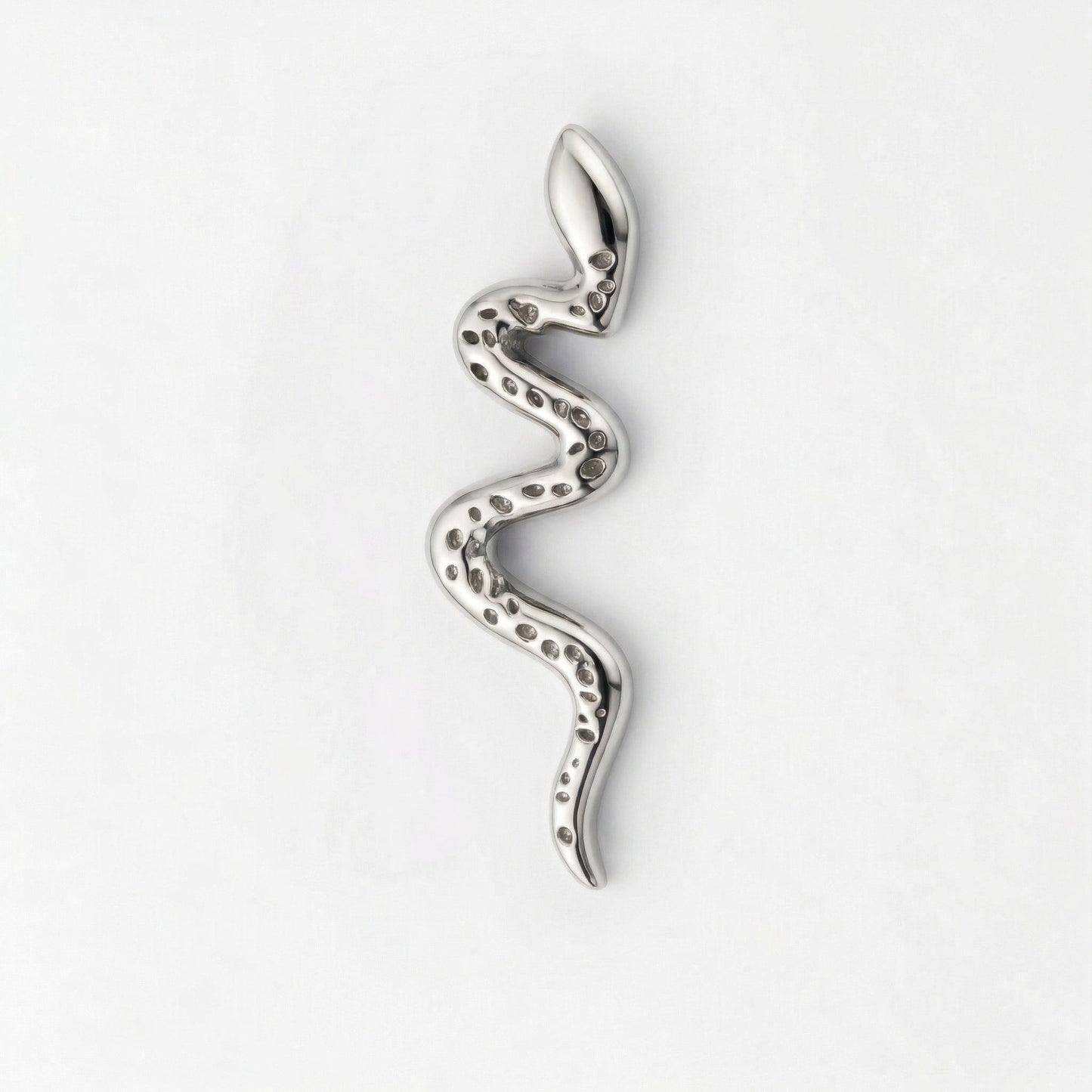 Silver Snake Nosepin