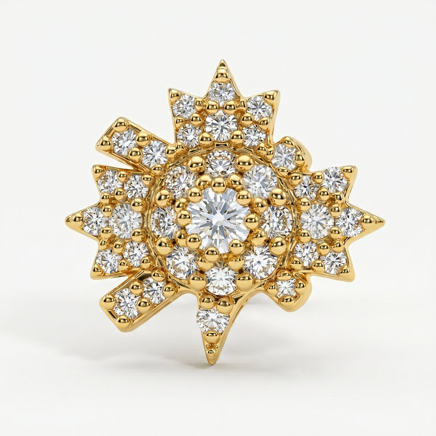 Silver Starburst Cluster Nosepin