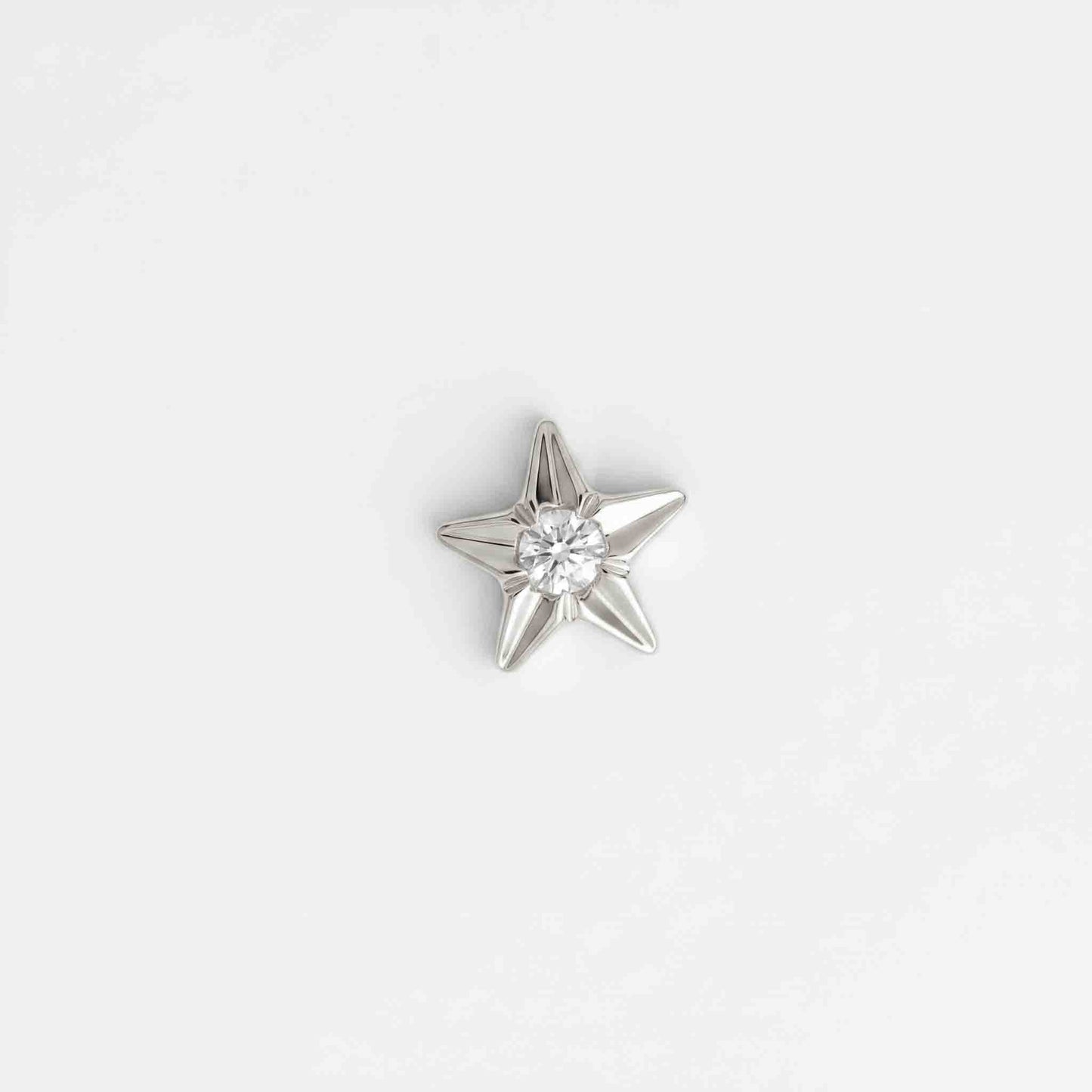 Silver Stone Star Nosepin