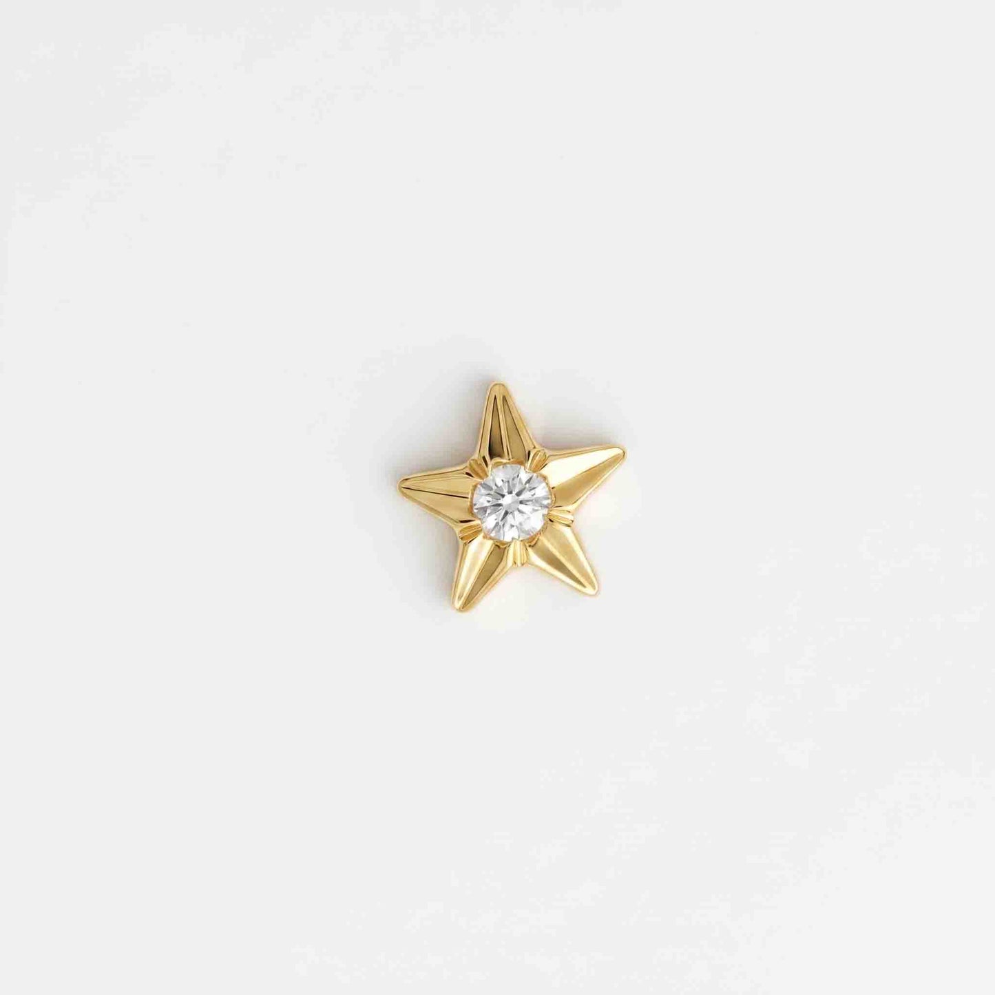 Silver Stone Star Nosepin