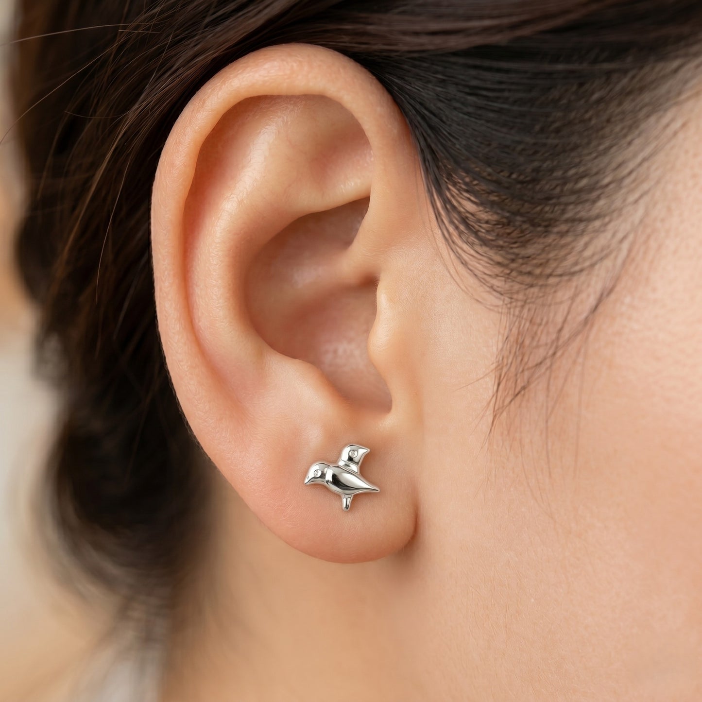 Silver Suka Earring