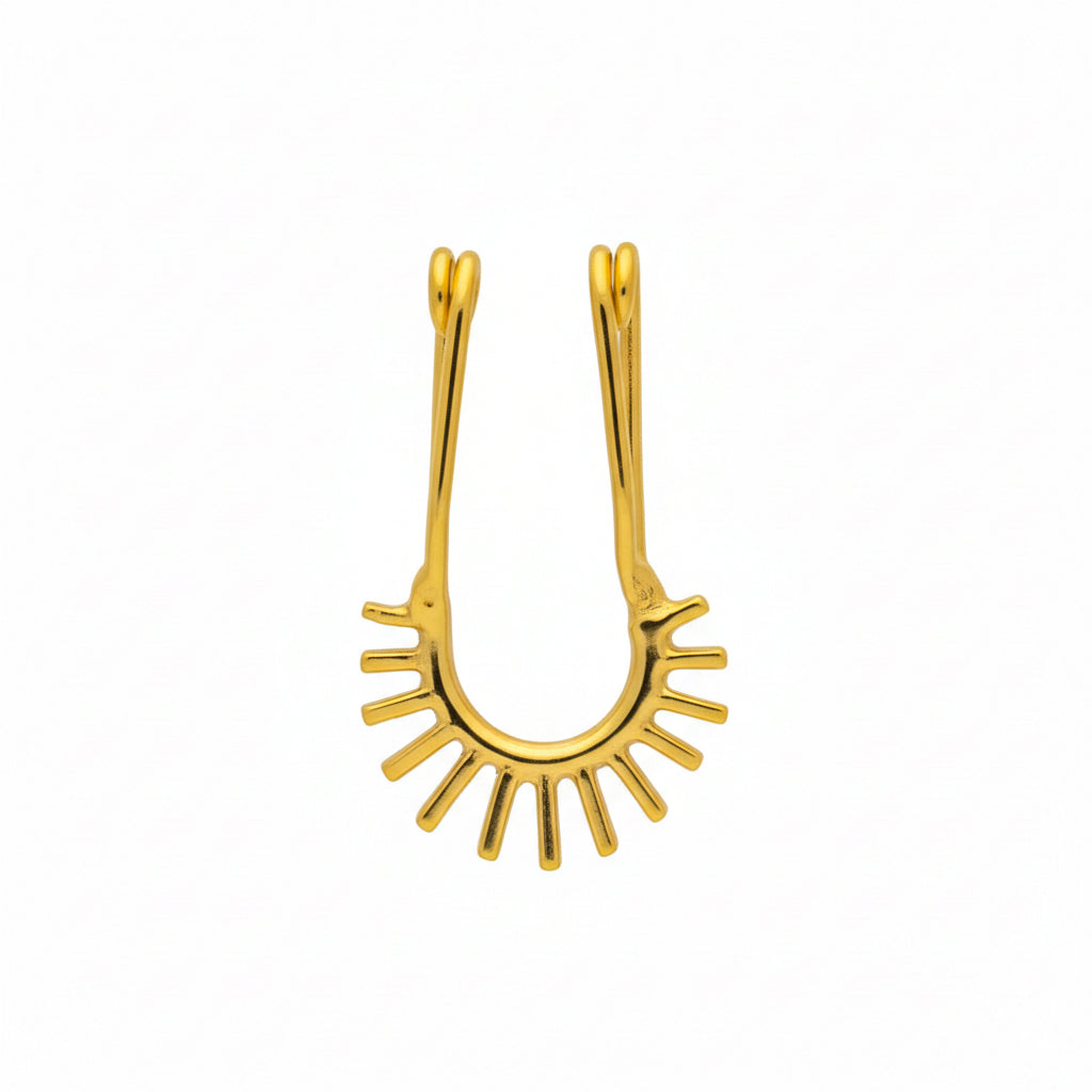 Silver Sunflare Septum