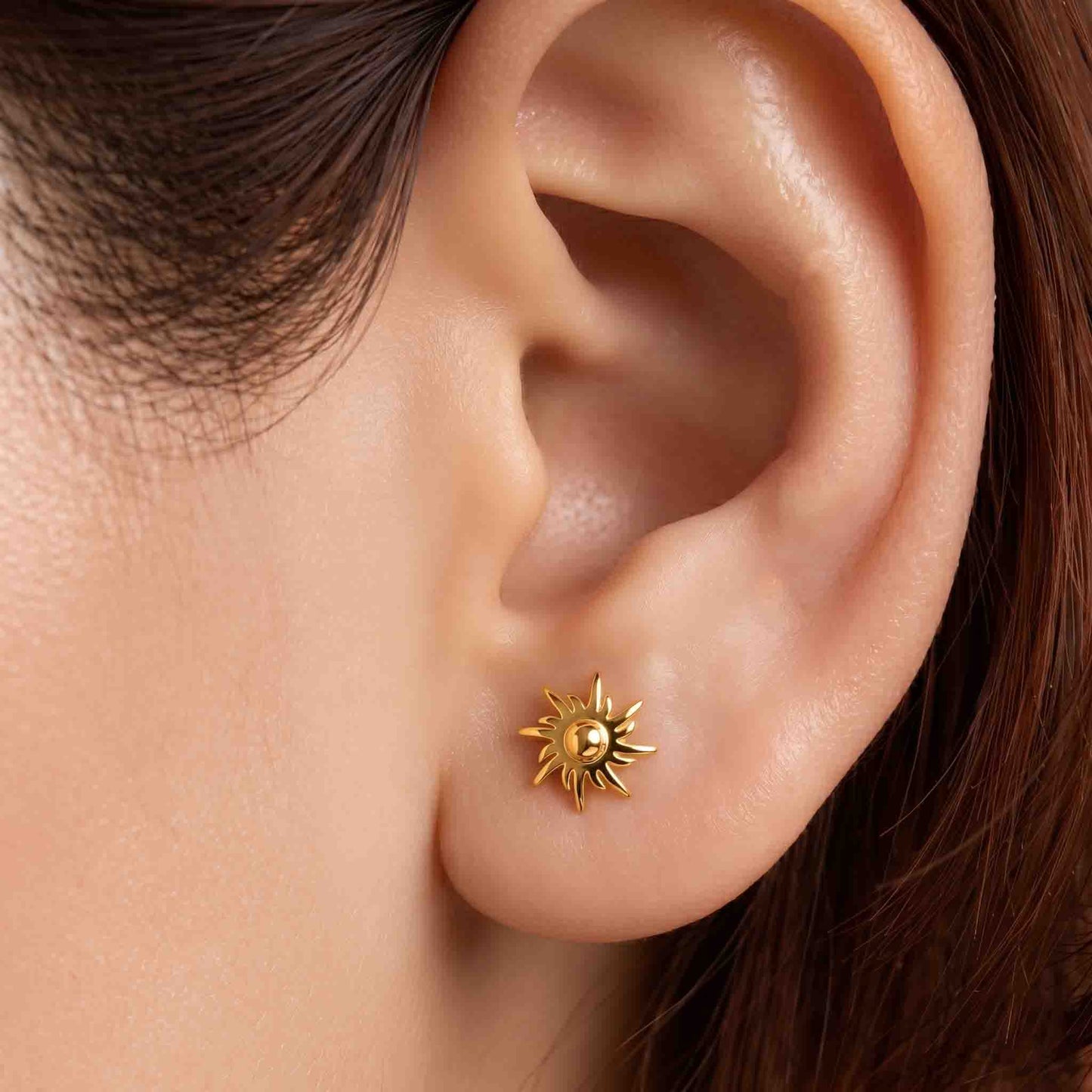 Sun Studs 925 Silver