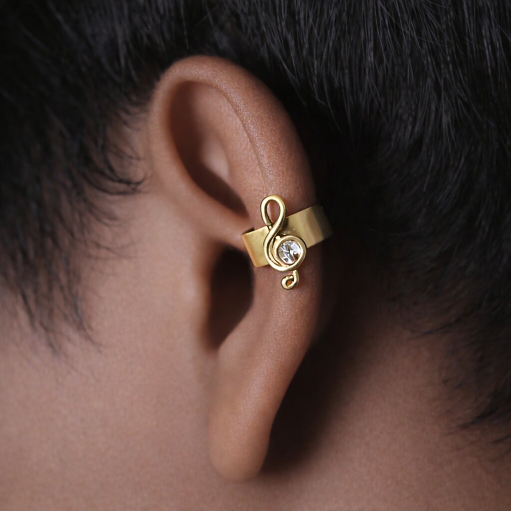 Silver Ear Cuff Symphony Board Design