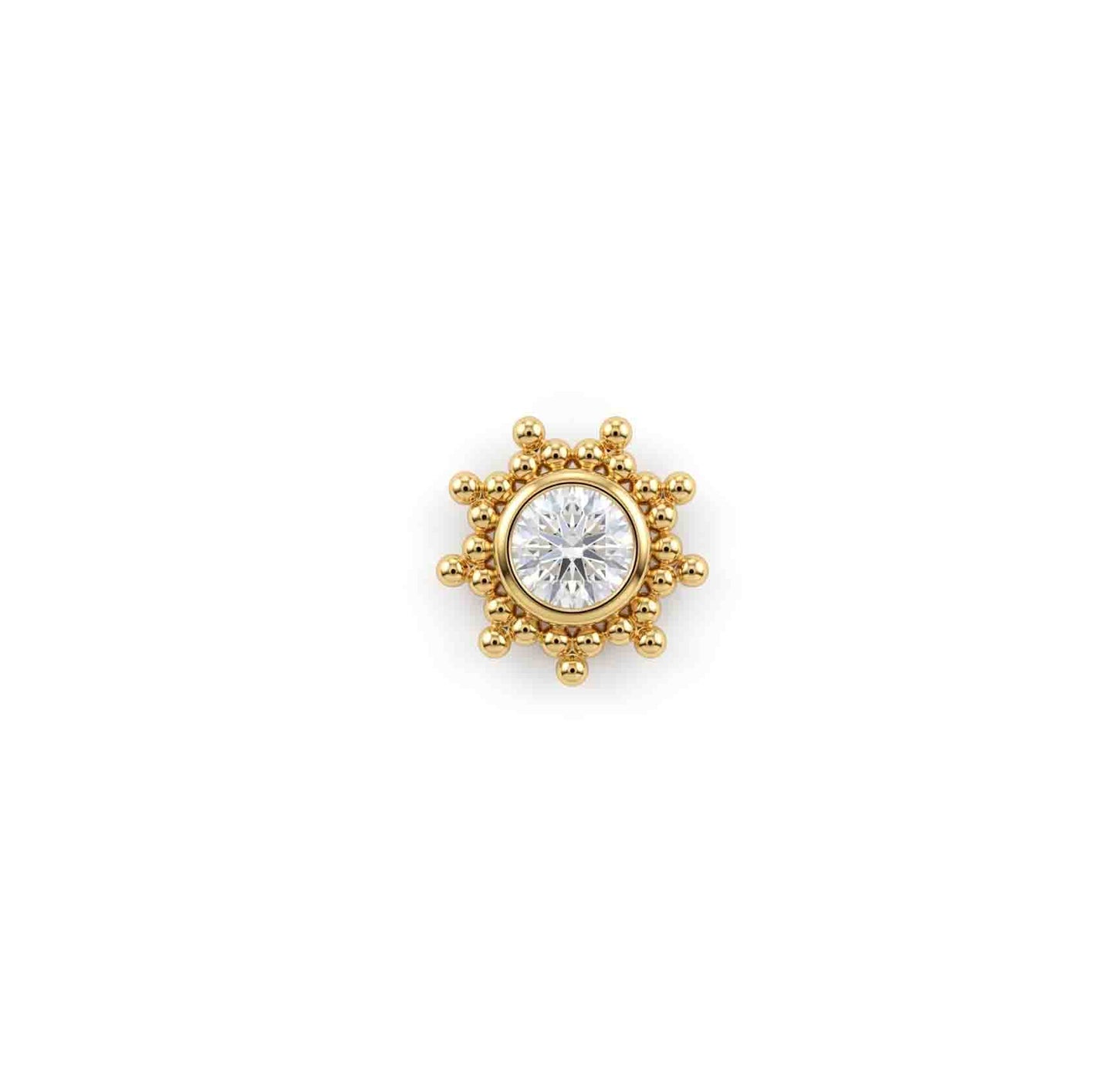 Tara Nosepin Diamond White 925 Silver