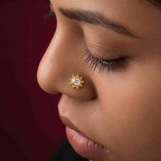 Tara Nosepin Diamond White 925 Silver