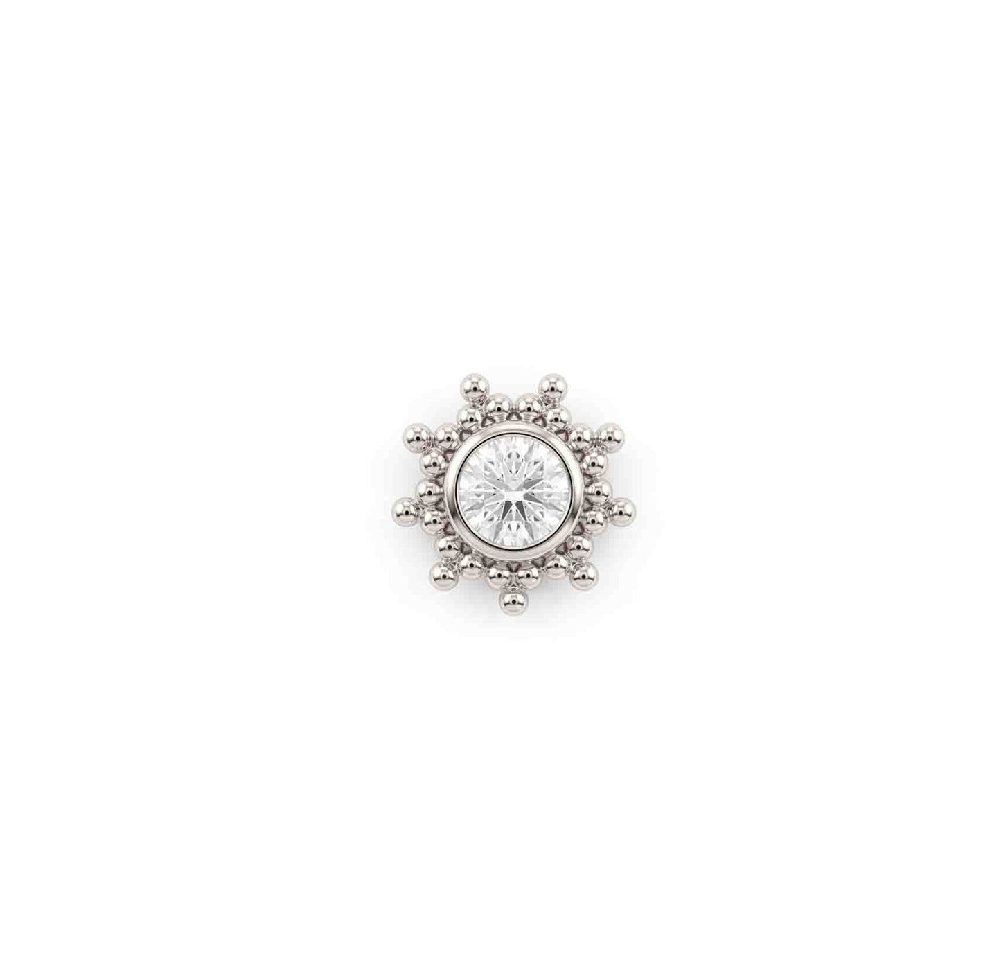 Tara Nosepin Diamond White 925 Silver