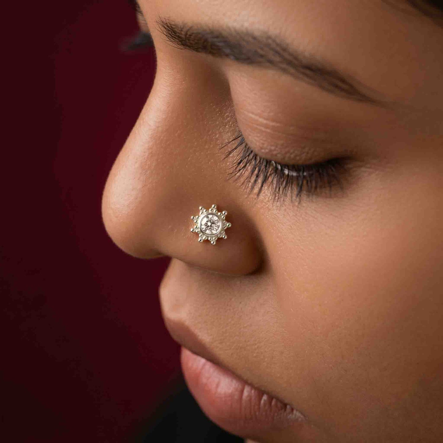 Tara Nosepin Diamond White 925 Silver