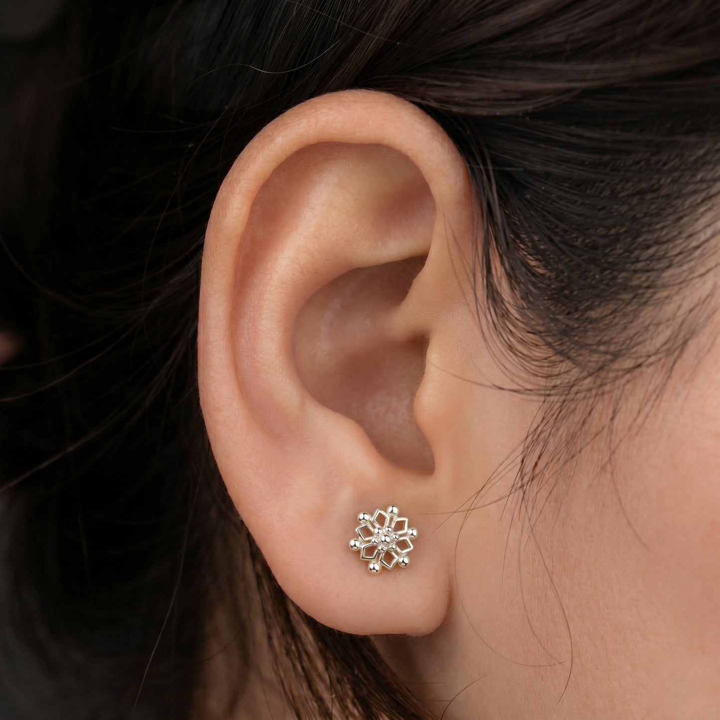 Silver Tarika Earring