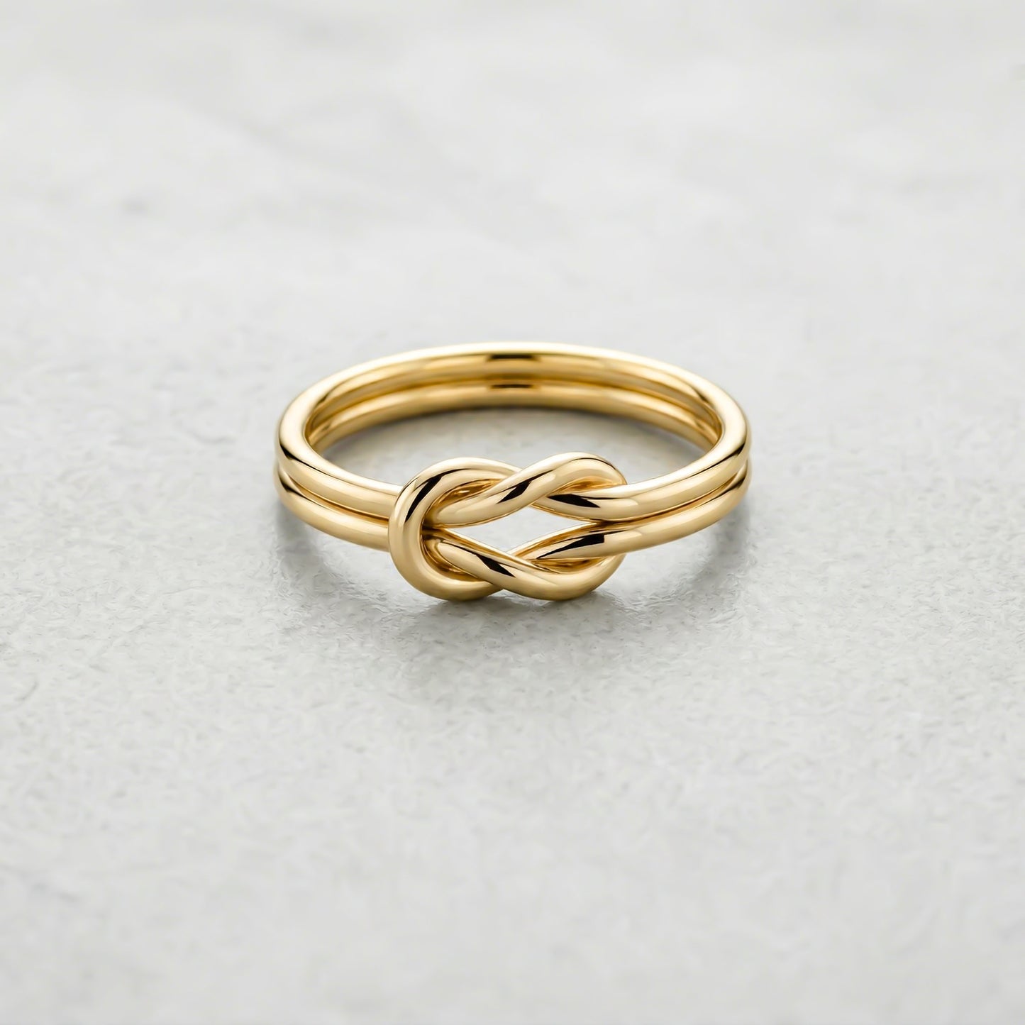 Silver Double Knot Ring