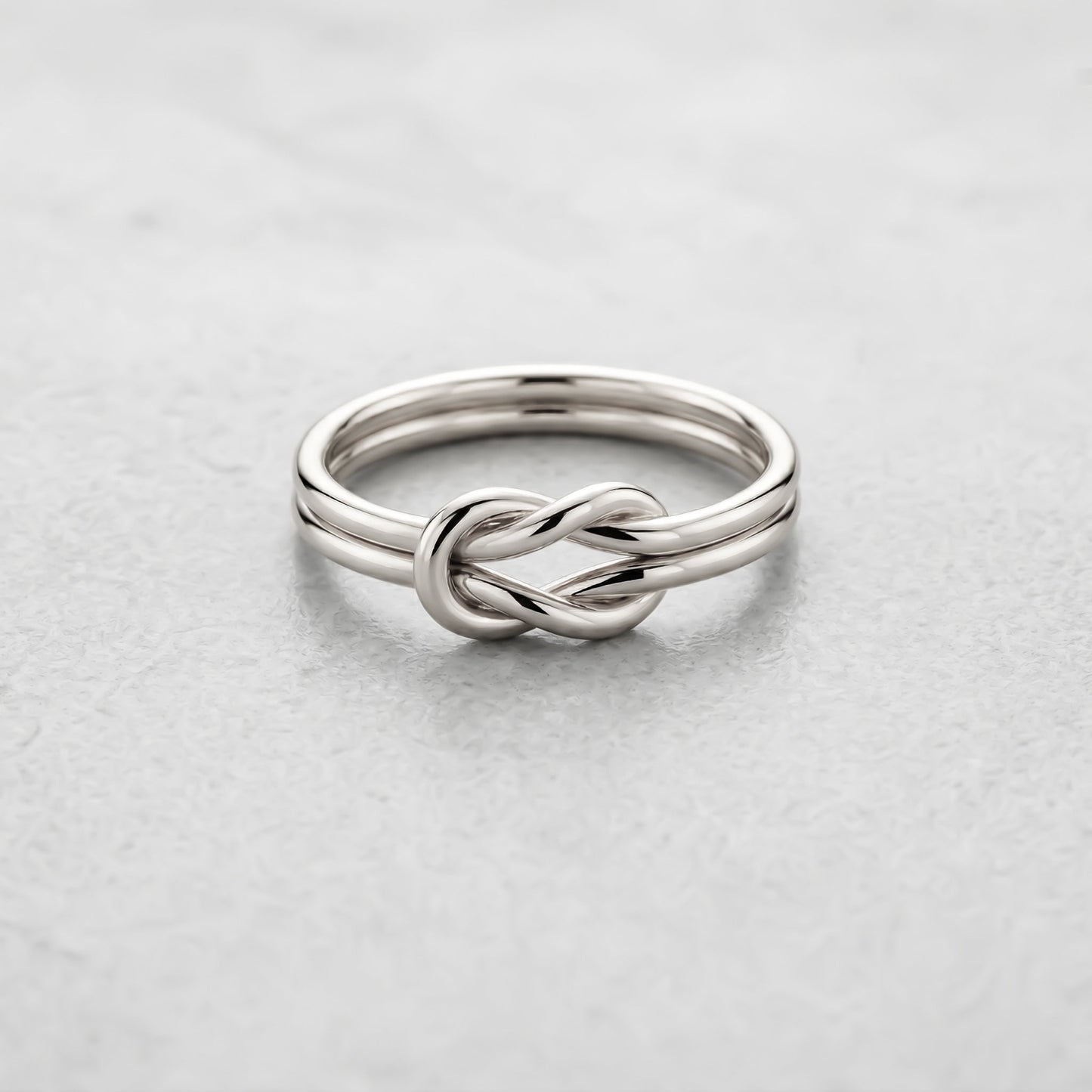 Silver Double Knot Ring