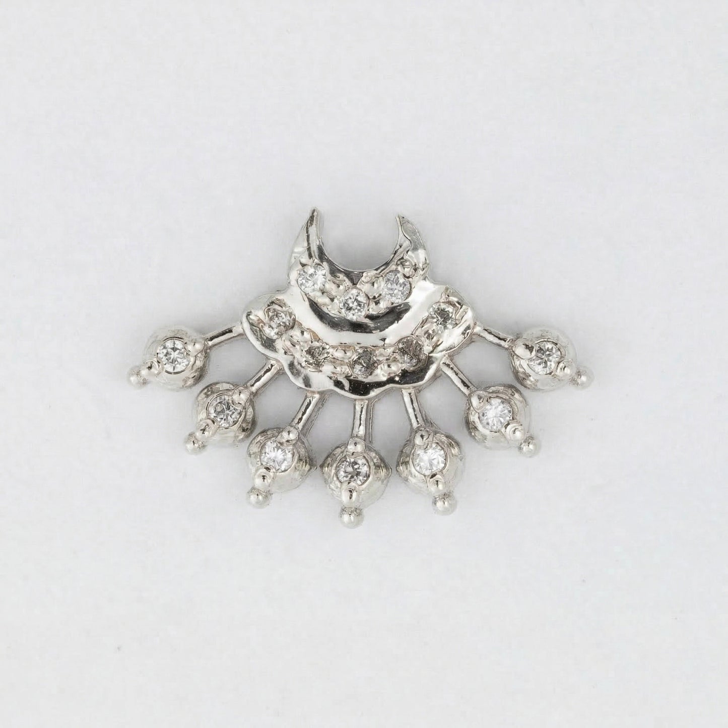 Silver Traditional Chand Mookuthi Nosepin