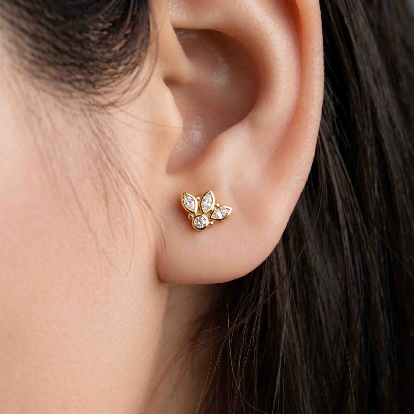 Triveni Earrings 925 Silver