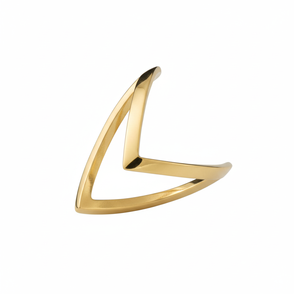 Silver V Ring