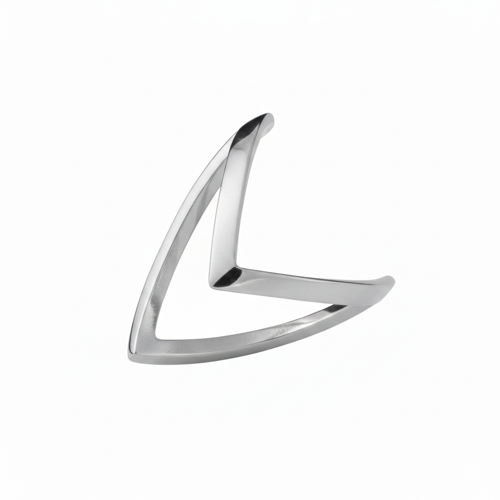 Silver V Ring