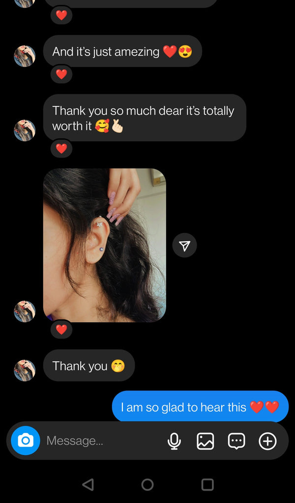 Instagram DM screenshot